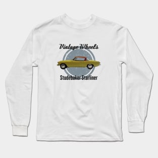 Vintage Wheels - Studebaker Starliner Long Sleeve T-Shirt